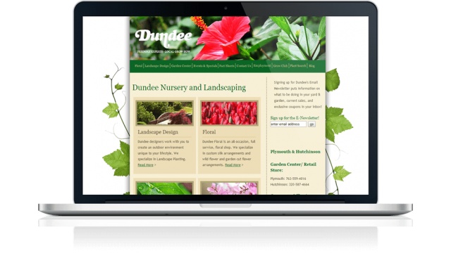 Dundee Nursery Web Design Campaign by Wooly Mammoth Design
