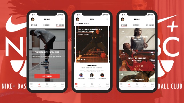 Nike + Basketball Club - Mobile app by Chrishan Solutions