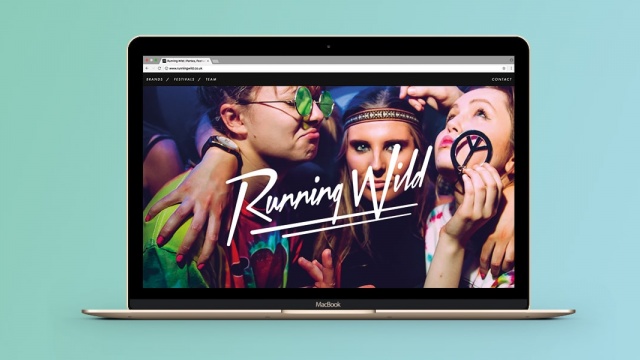 Running Wild Festivals, Parties, Fun Website Design by XYLO Manchester