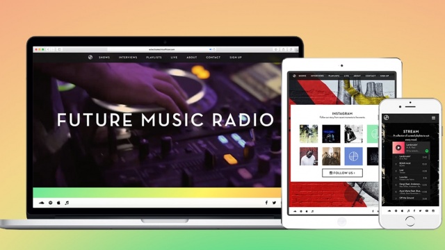 Future Music Radio Website Redesign by XYLO Manchester