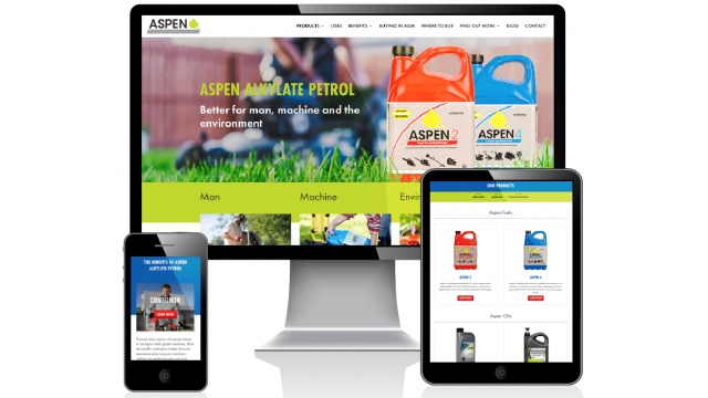 Aspen Fuels Web Design by Adams Group