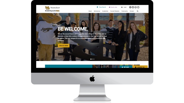 Nevada State College Web Design by Adlava
