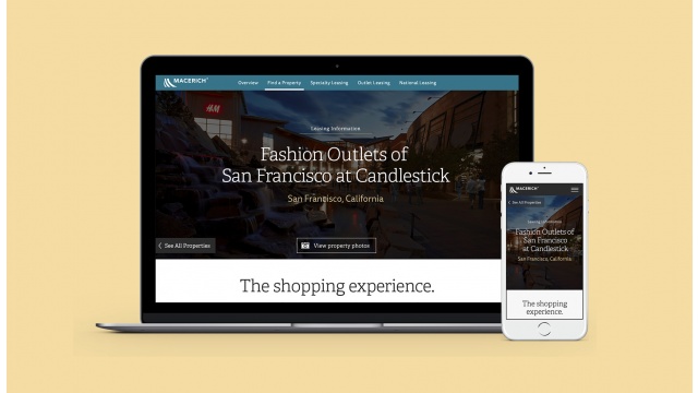 MACERICH – EPICENTER CMS, PROPERTY SITES, MOBILE APP by DrumRoll