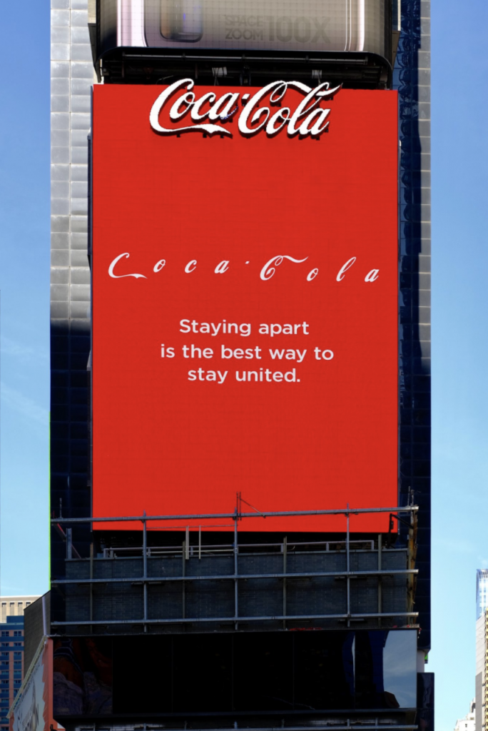 Coca cola - Keep distance